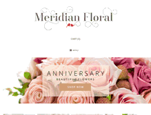 Tablet Screenshot of meridianfloral.com